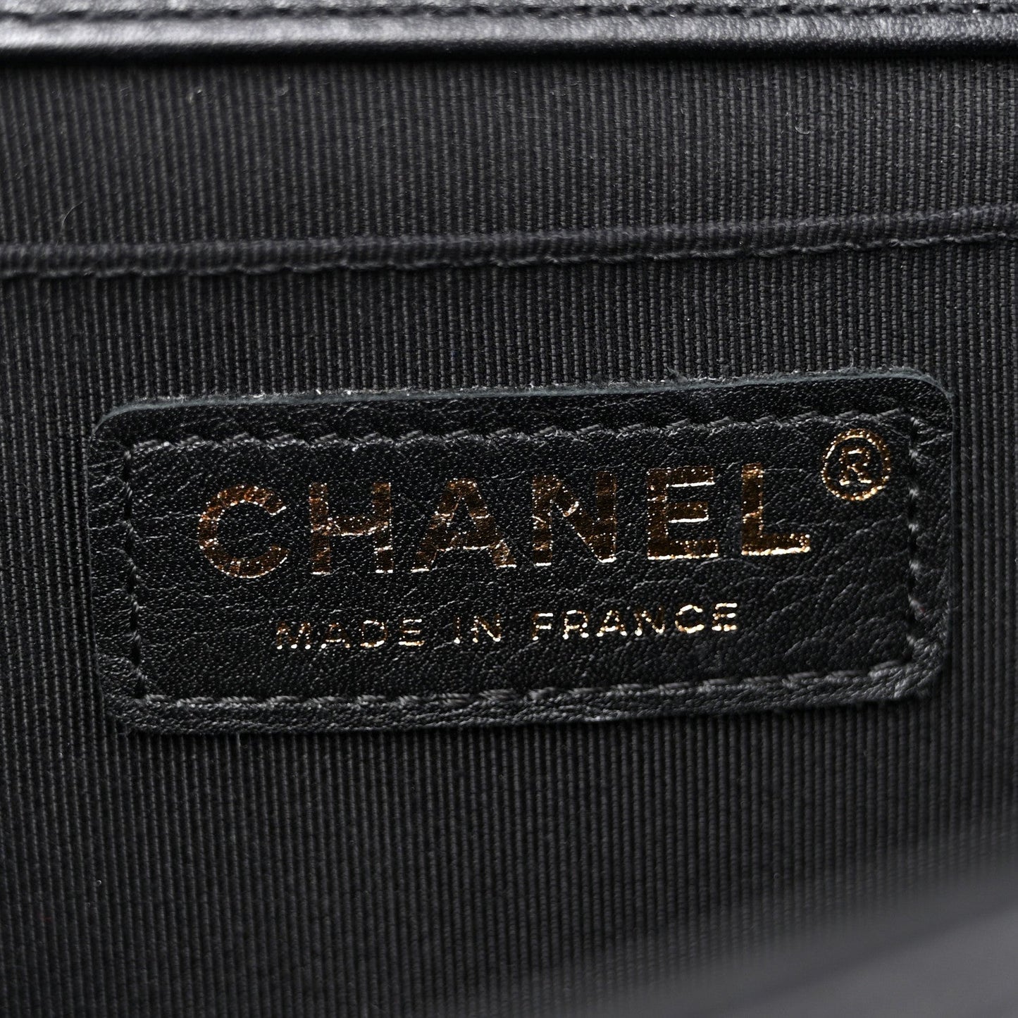 Calfskin Braided Medium Boy Flap Black