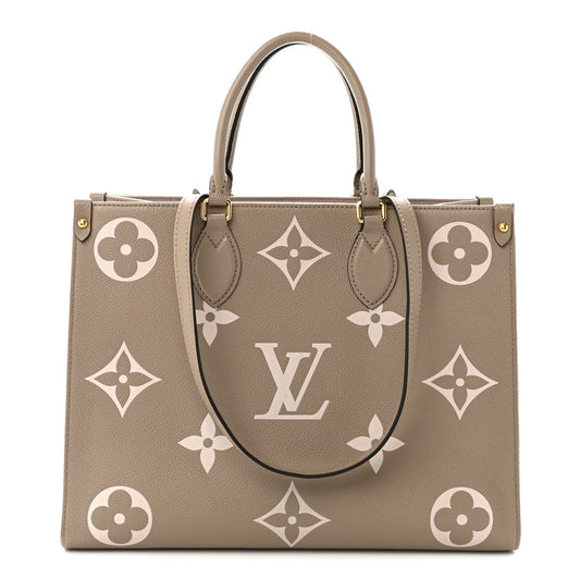 Empreinte Monogram Giant Onthego MM Tourterelle Creme