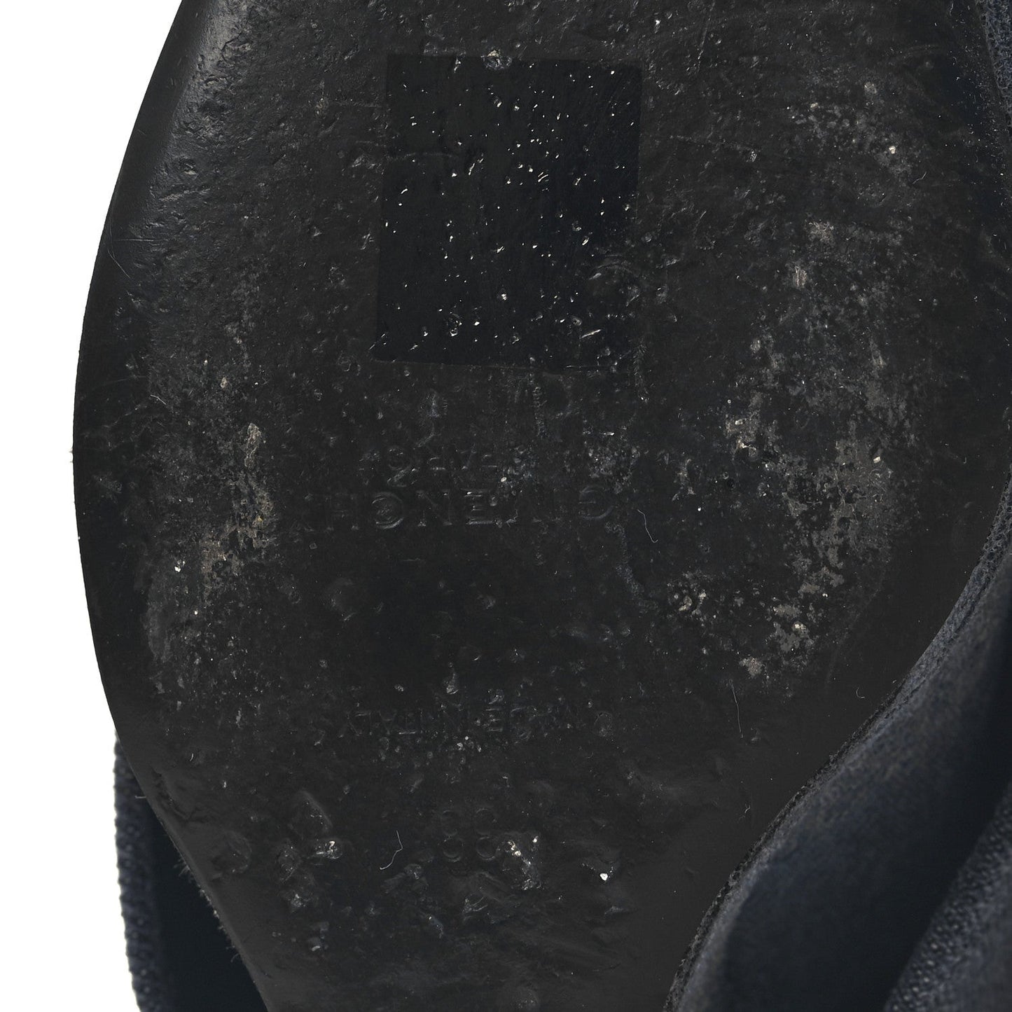 Washed Denim Shark Lock Pant Boots 38 Black