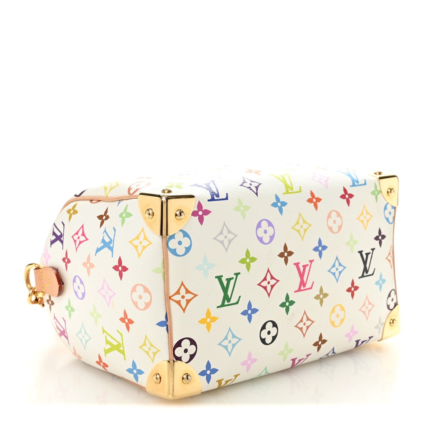 LV X TM Monogram Multicolor Speedy Bandouliere 25 White