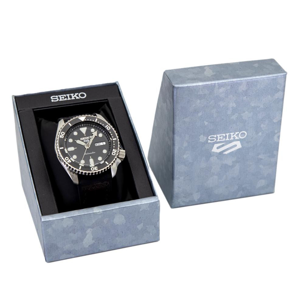 Seiko Men's SRPD55K2 Sports Black Dial Watch