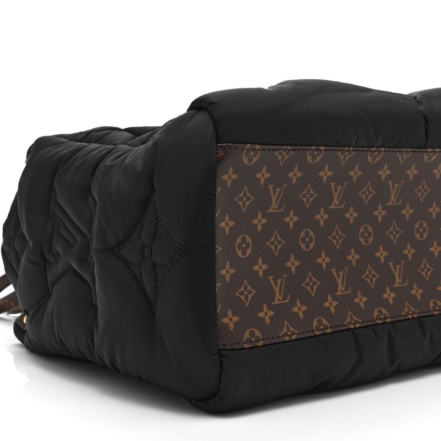 Econyl Monogram Pillow Giant Onthego MM Black