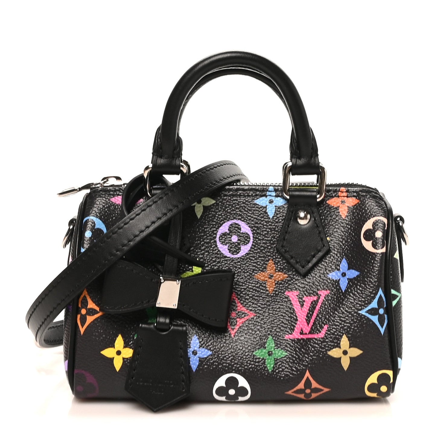 LV X TM Monogram Multicolor Nano Speedy Black
