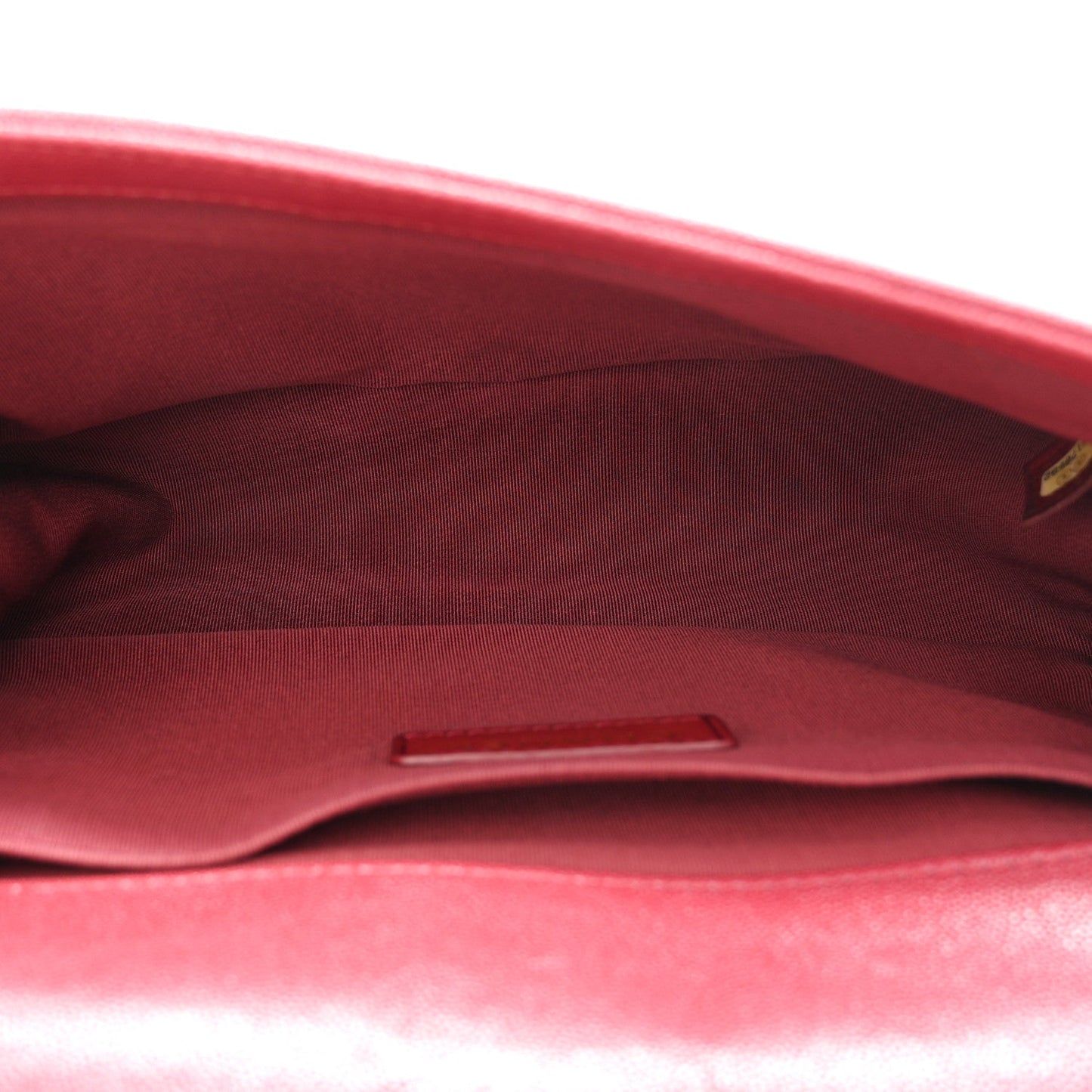 Caviar Quilted Medium Boy Flap Dark Red