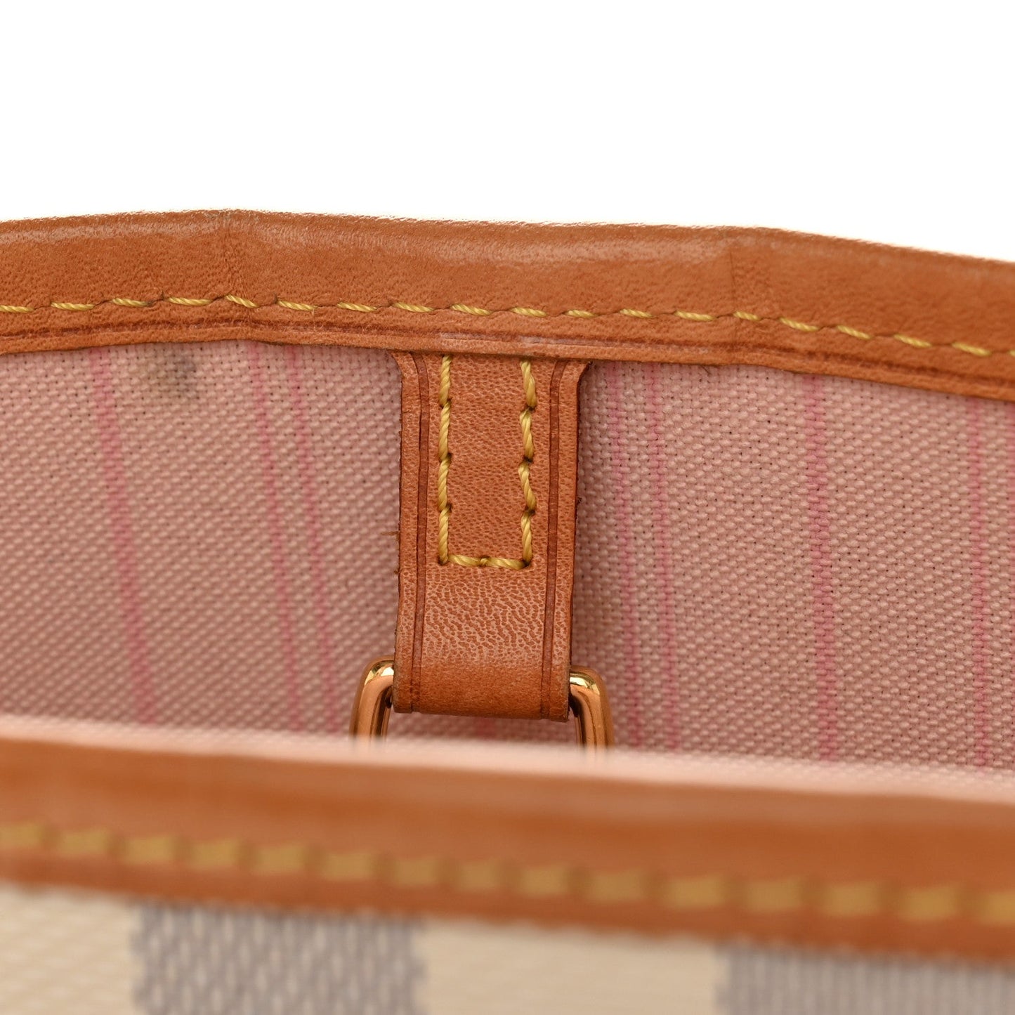 Damier Azur Neo Neverfull MM Rose Ballerine