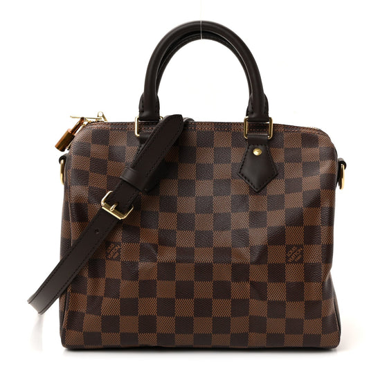 Damier Ebene Speedy Bandouliere 25