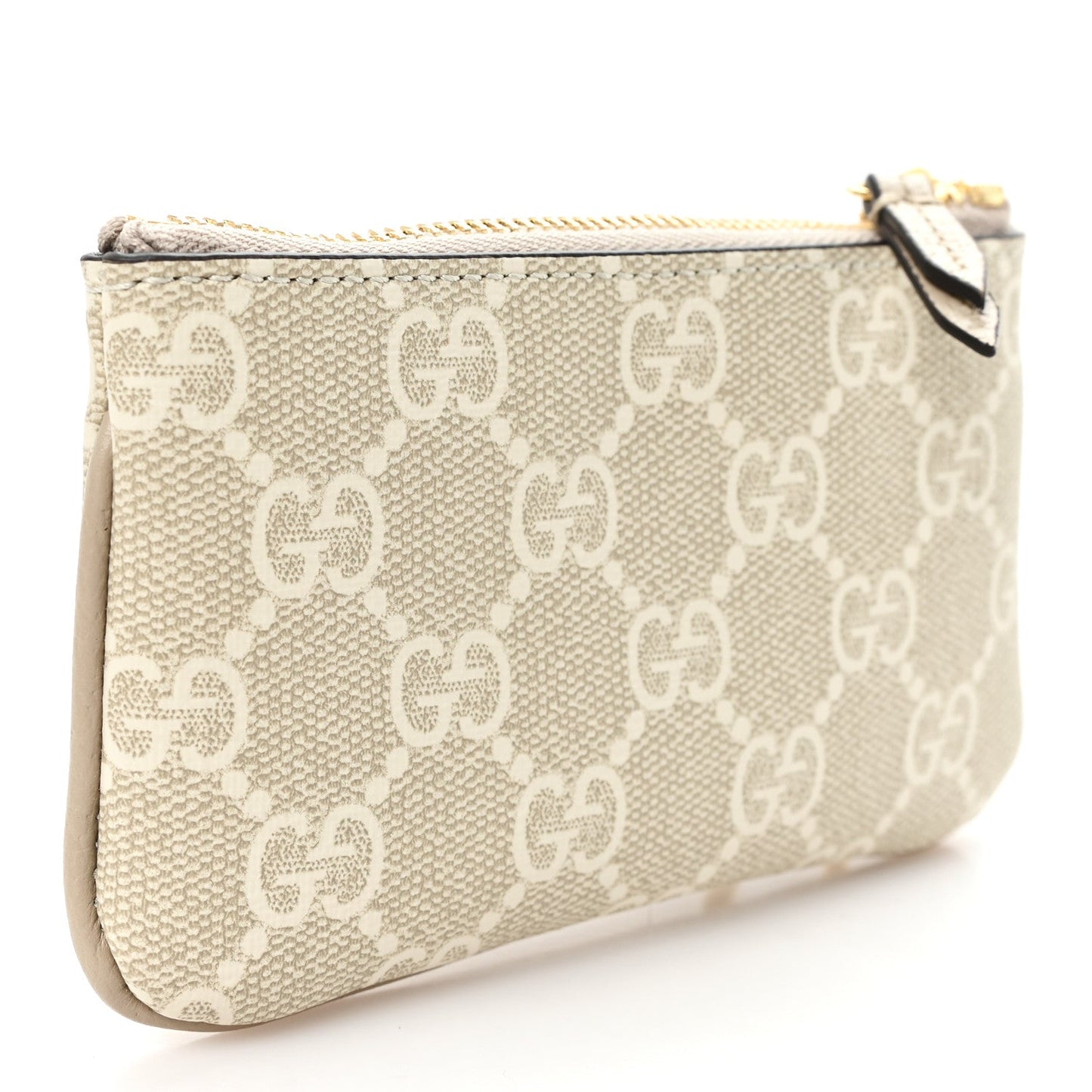 GG Supreme Monogram Key Case Beige Mystic White Oatmeal