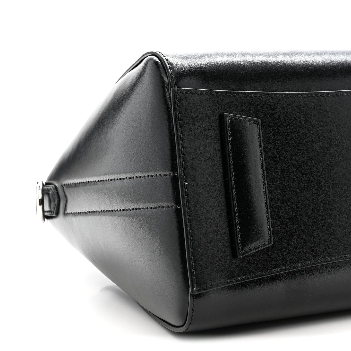 Shiny Lord Calfskin Medium Antigona Black