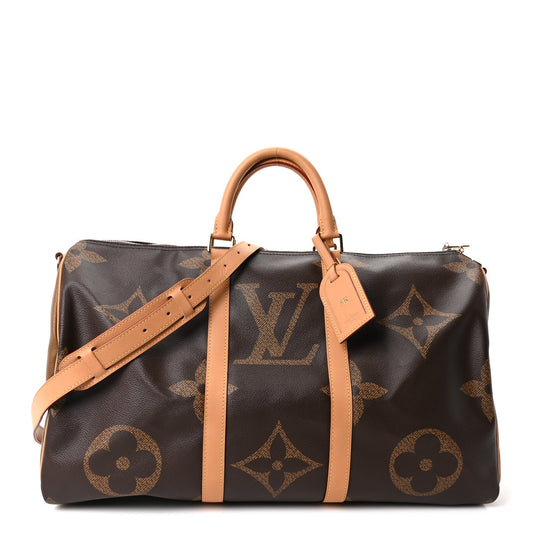 Reverse Monogram Giant Keepall Bandouliere 50