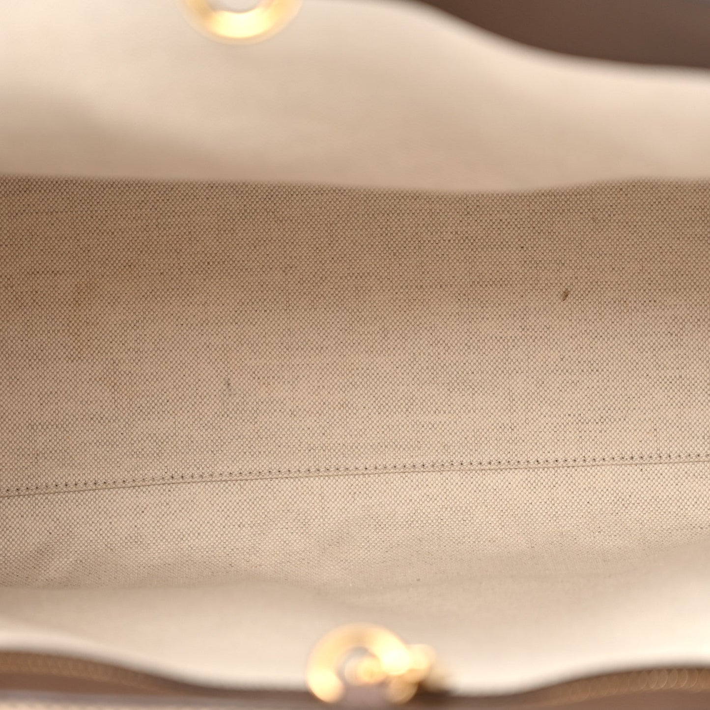 Monogram Jumbo GG Textured Dollar Calfskin Web Tote Bag Camel Ebony New Acero