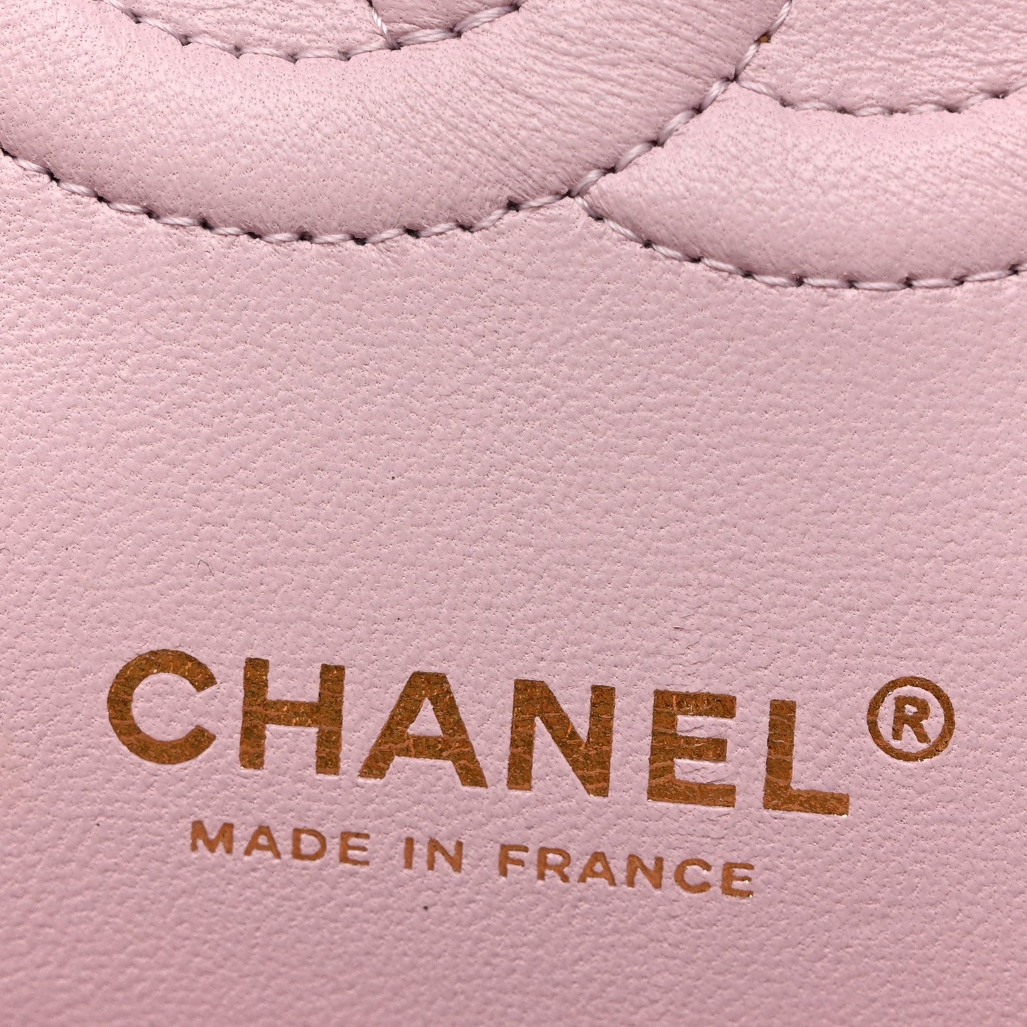 Caviar Quilted Medium Double Flap Light Pink