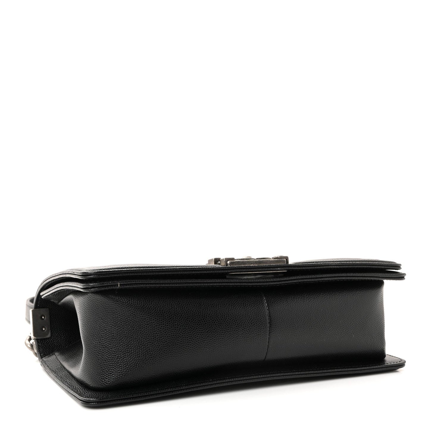 Caviar Quilted Medium Boy Flap Black