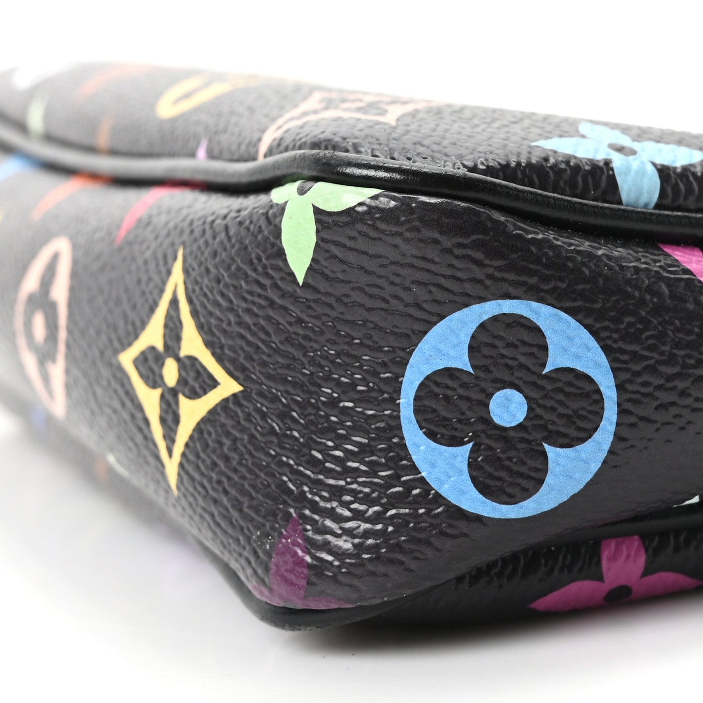 LV X TM Monogram Multicolor Pochette Accessories Black