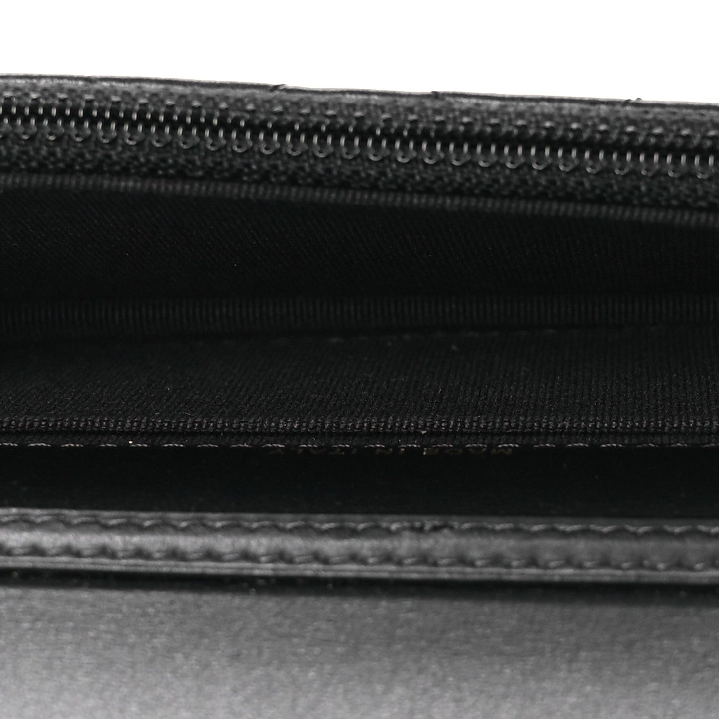 Calfskin Quilted Mini Maxi Pearls Wallet On Chain WOC Black