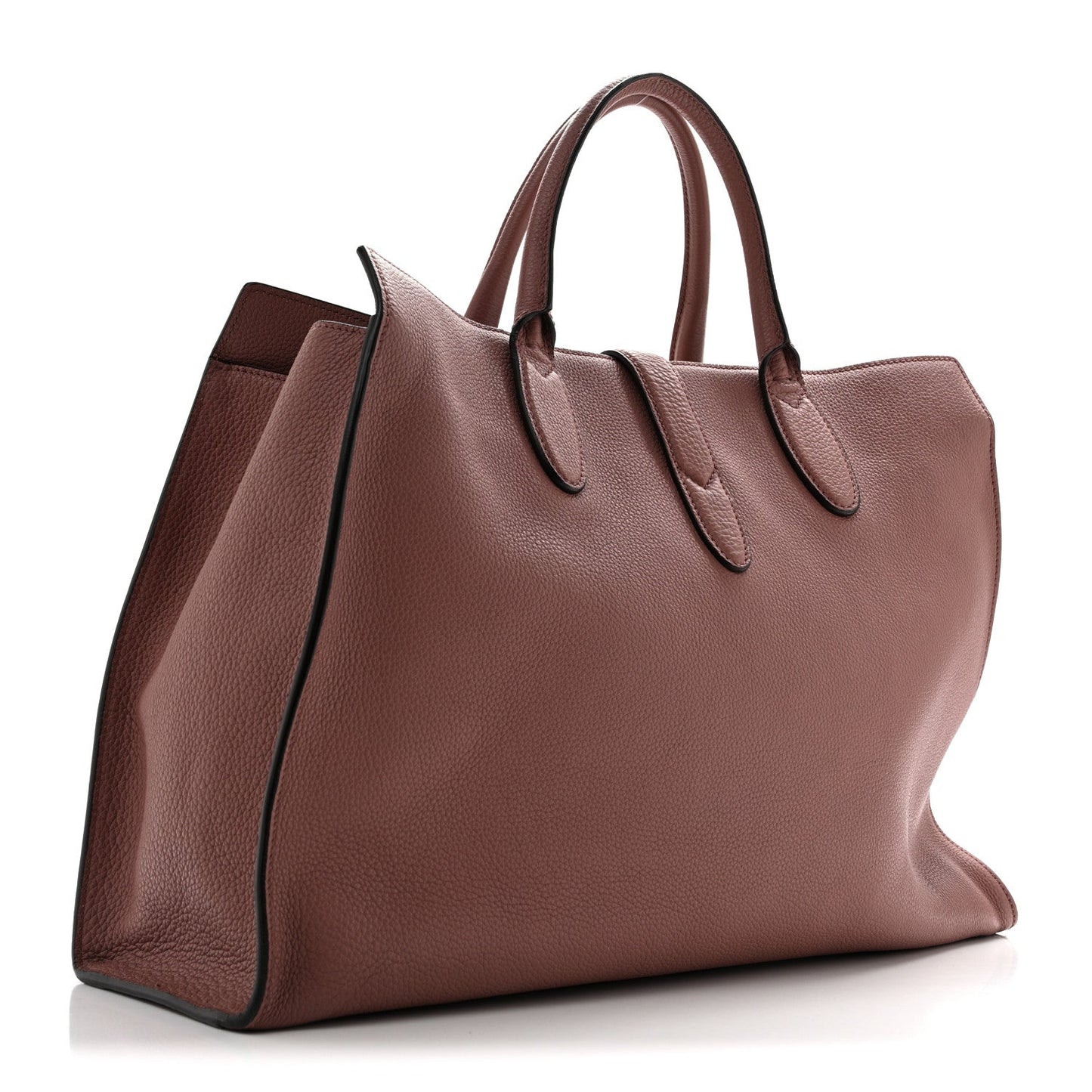 Soft Calfskin Medium Jackie Top Handle Bag Antique Rose