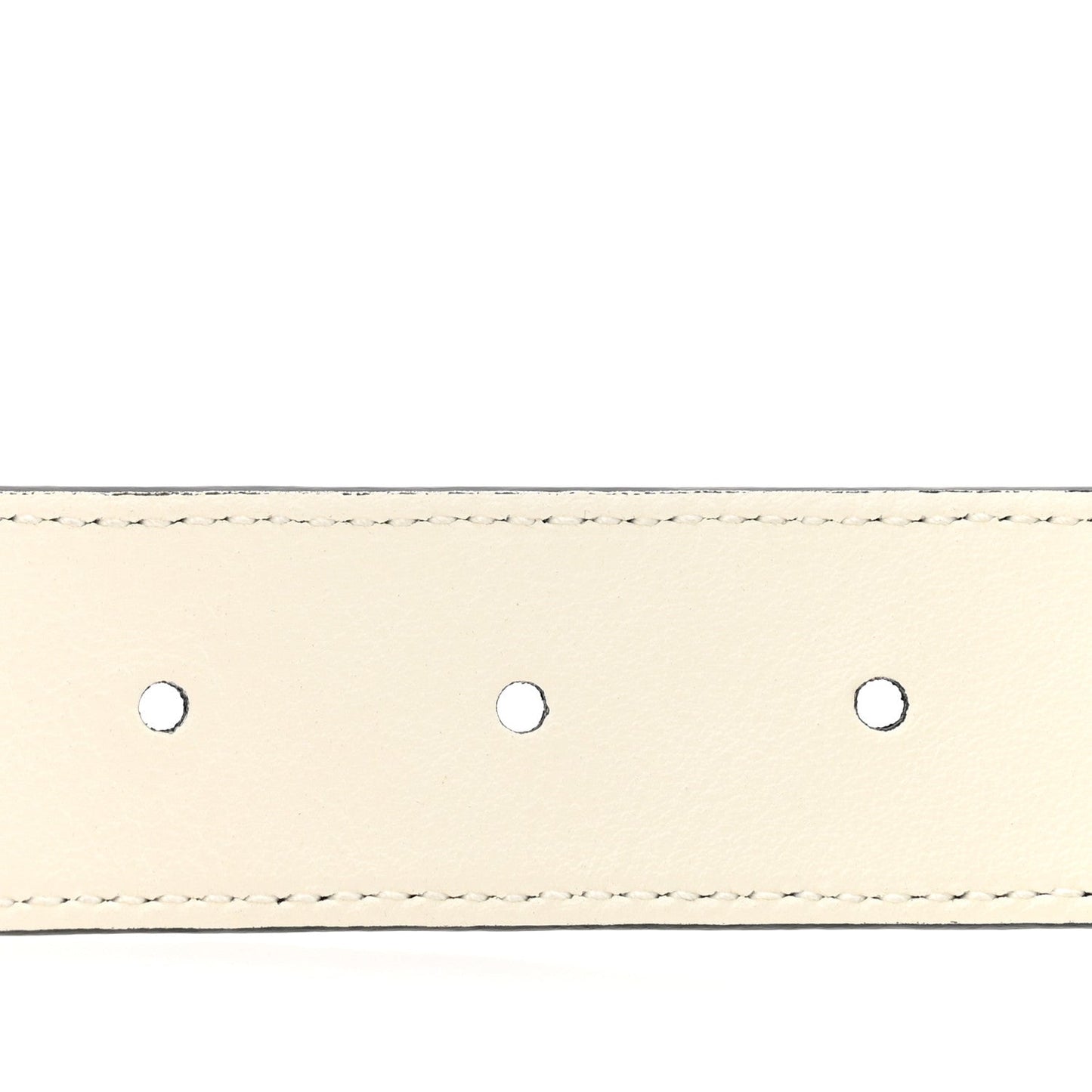 Guccissima Double G Reversible Belt 75 30 Black White
