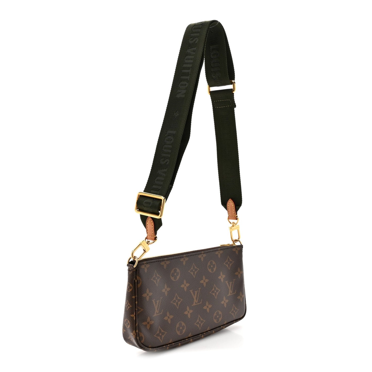Monogram Multi Pochette Accessories Large Pochette  Kaki