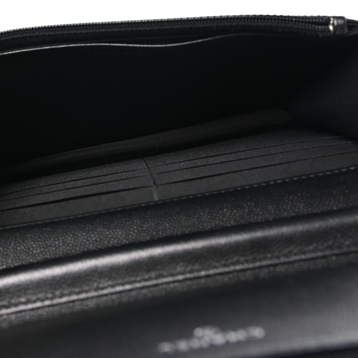 Caviar Quilted Boy Wallet On Chain WOC So Black