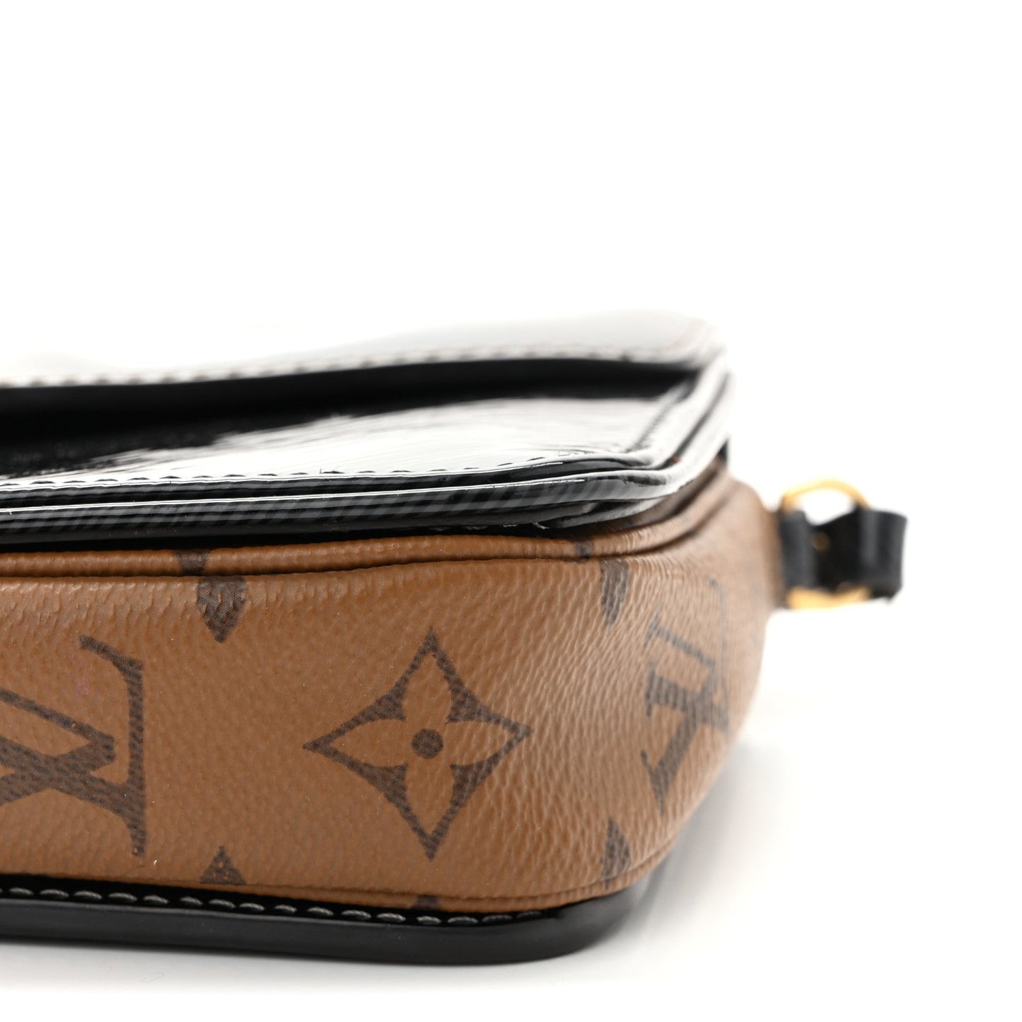 Shiny Epi Monogram Pochette Metis Mini Marine