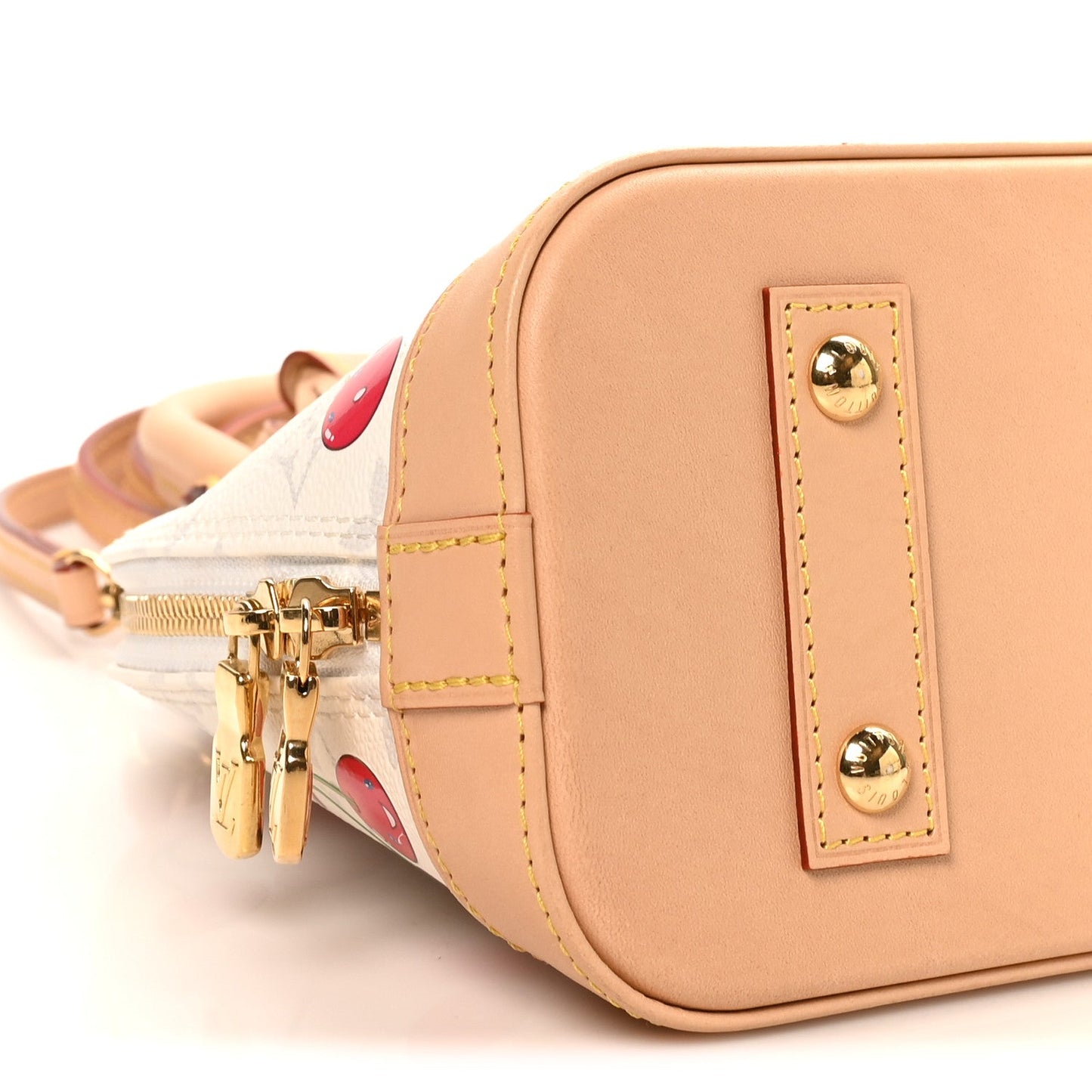 LV X TM Monogram Cerises Alma BB White