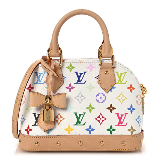 LV x TM Monogram Multicolor Alma BB White