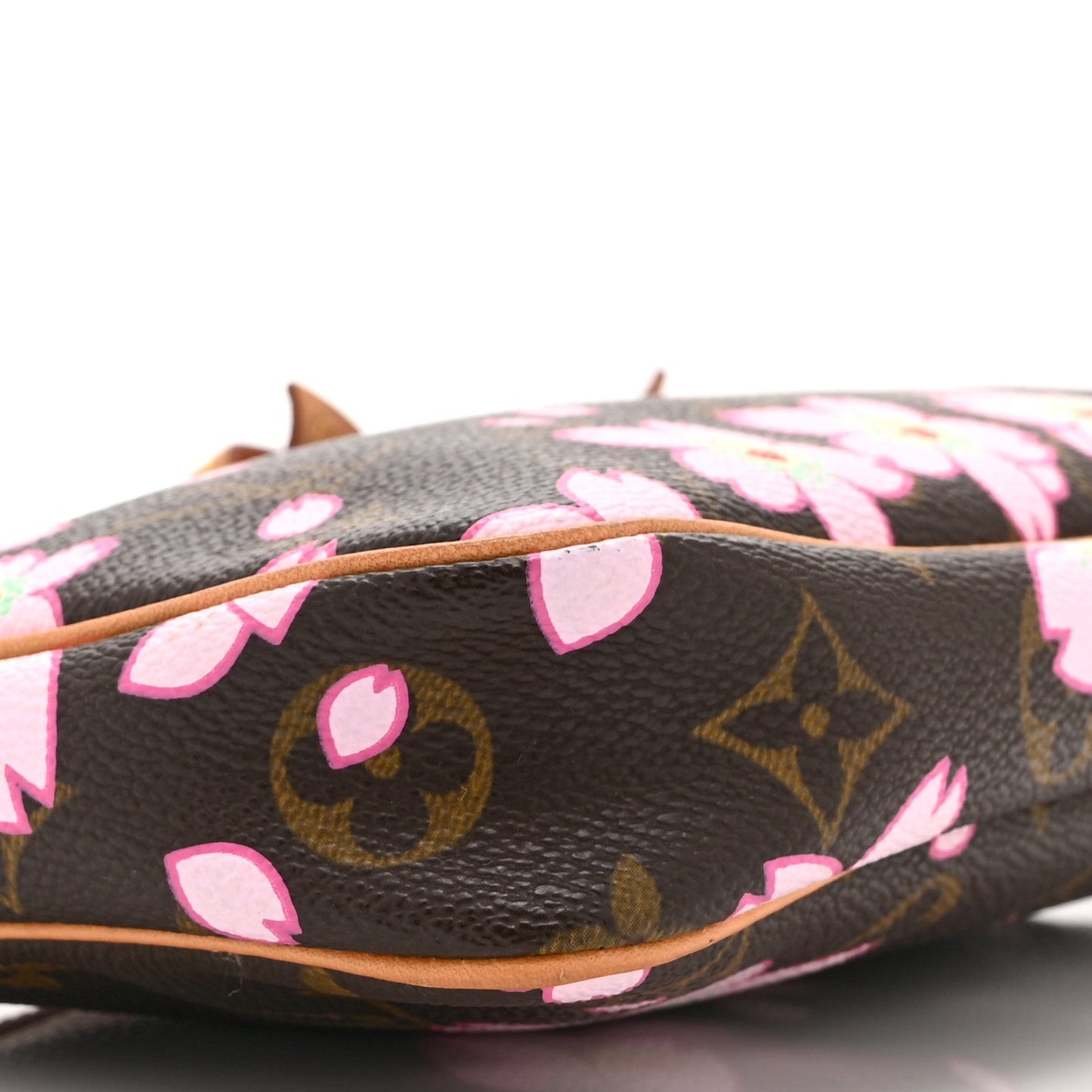 Monogram Cherry Blossom Pochette Accessories Brown