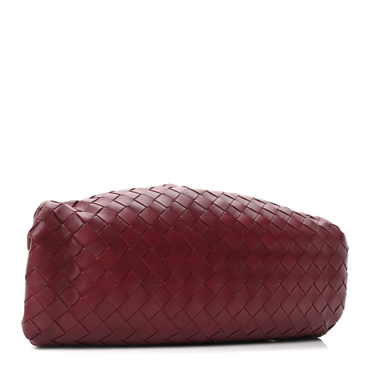 Nappa Maxi Intrecciato The Pouch Oversized Clutch Bordeaux