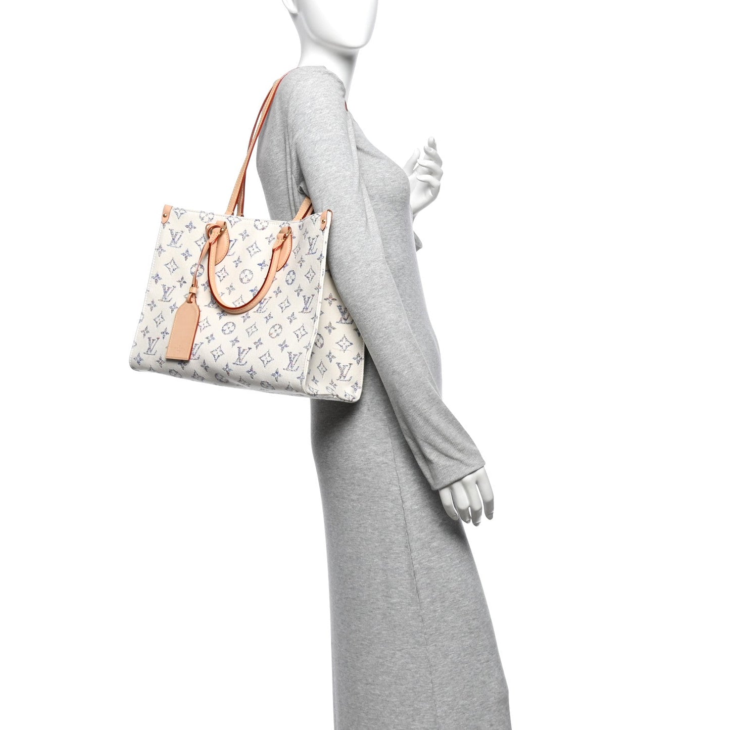 Monogram Jacquard Nautical Onthego MM Multicolor Beige