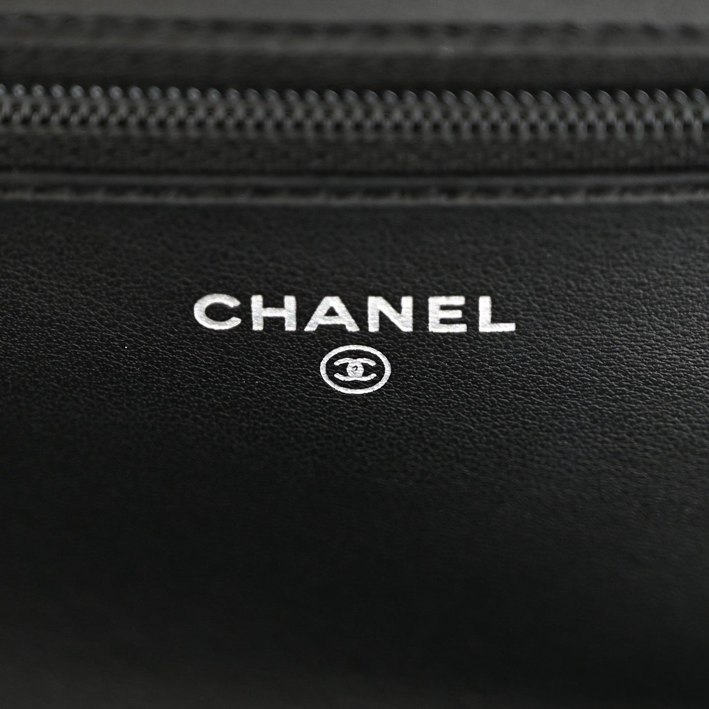 Caviar Quilted Boy Wallet On Chain WOC Black