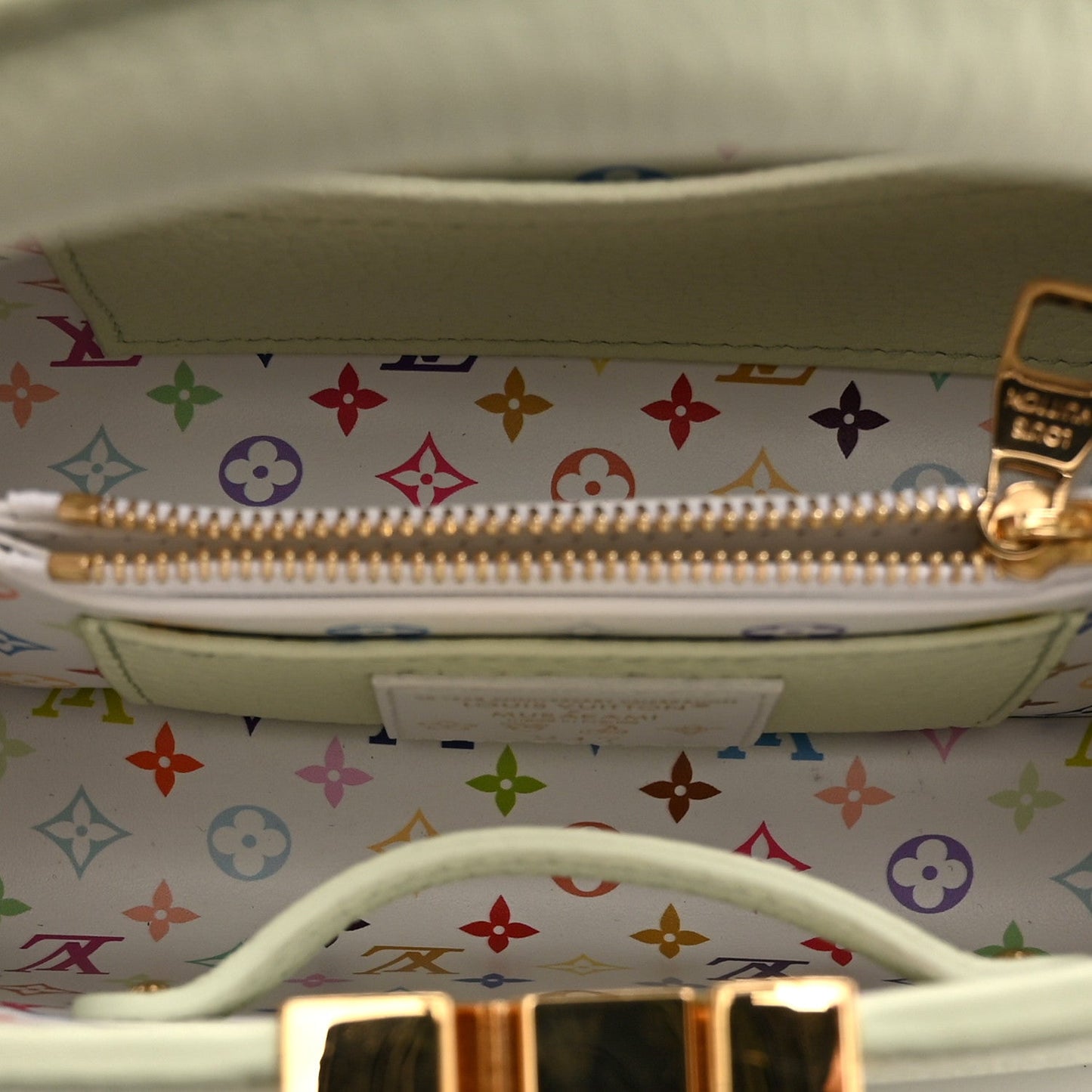 LV X TM Taurillon Mini Capucines Green