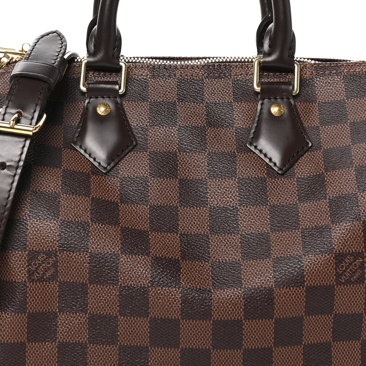 Damier Ebene Speedy Bandouliere 25