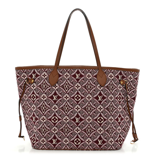Jacquard Since 1854 Neverfull MM Bordeaux