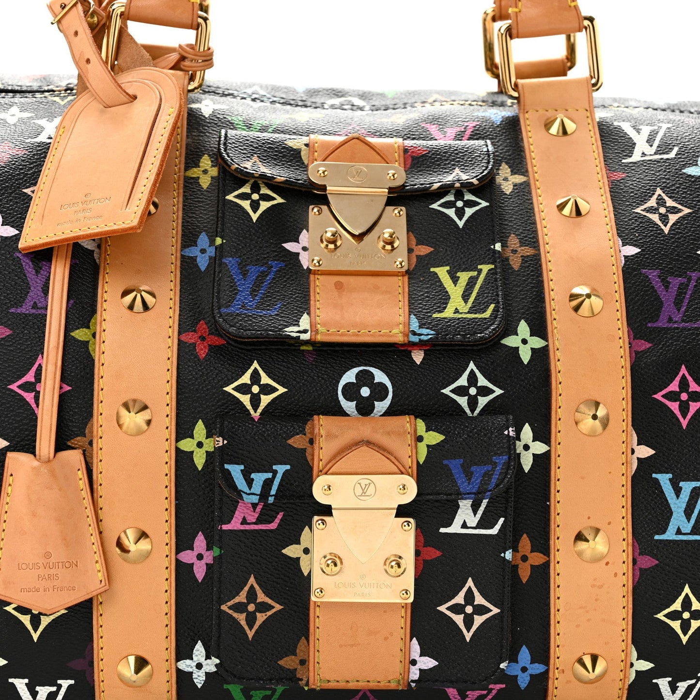 Monogram Multicolor Keepall 45 Black