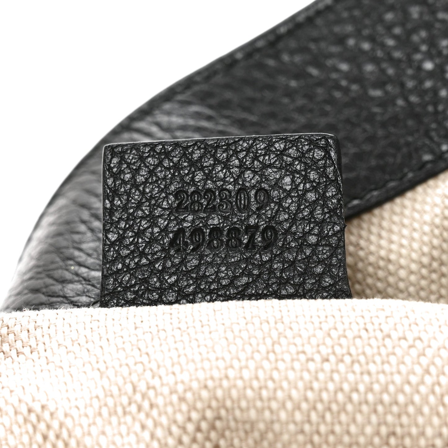 Pebbled Calfskin Medium Soho Shoulder Bag Black