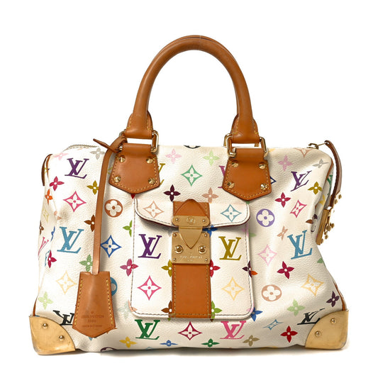 Monogram Multicolor Speedy 30 White