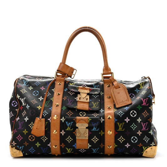 Monogram Multicolor Keepall 45 Black
