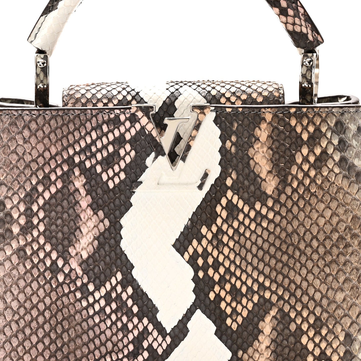 Snakeskin Capucines BB Naturel Multicolor