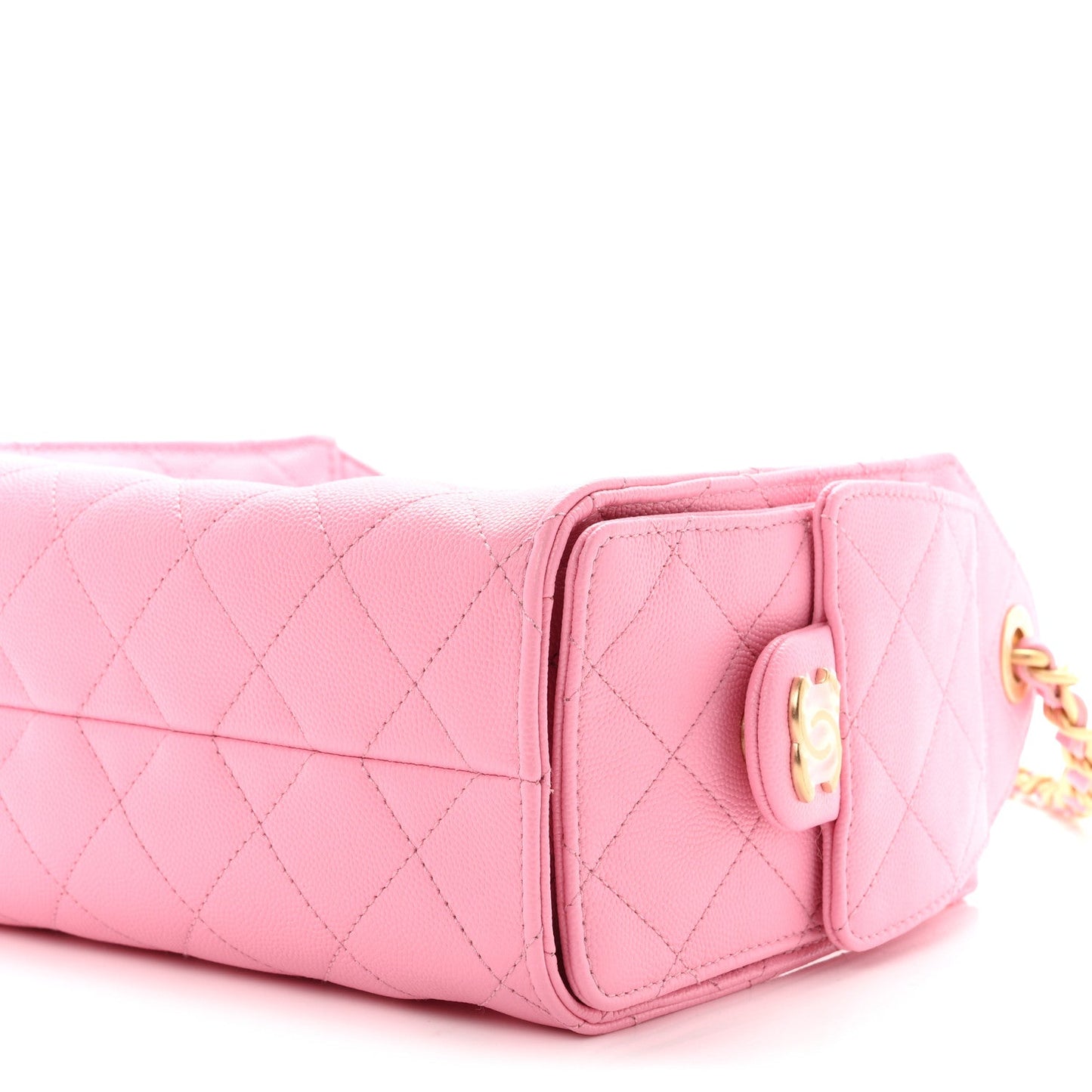 Caviar Quilted Mini Chanel 25 Handbag Pink