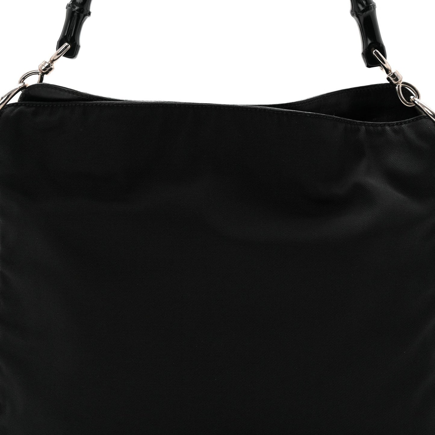 Nylon Bamboo Hobo Black