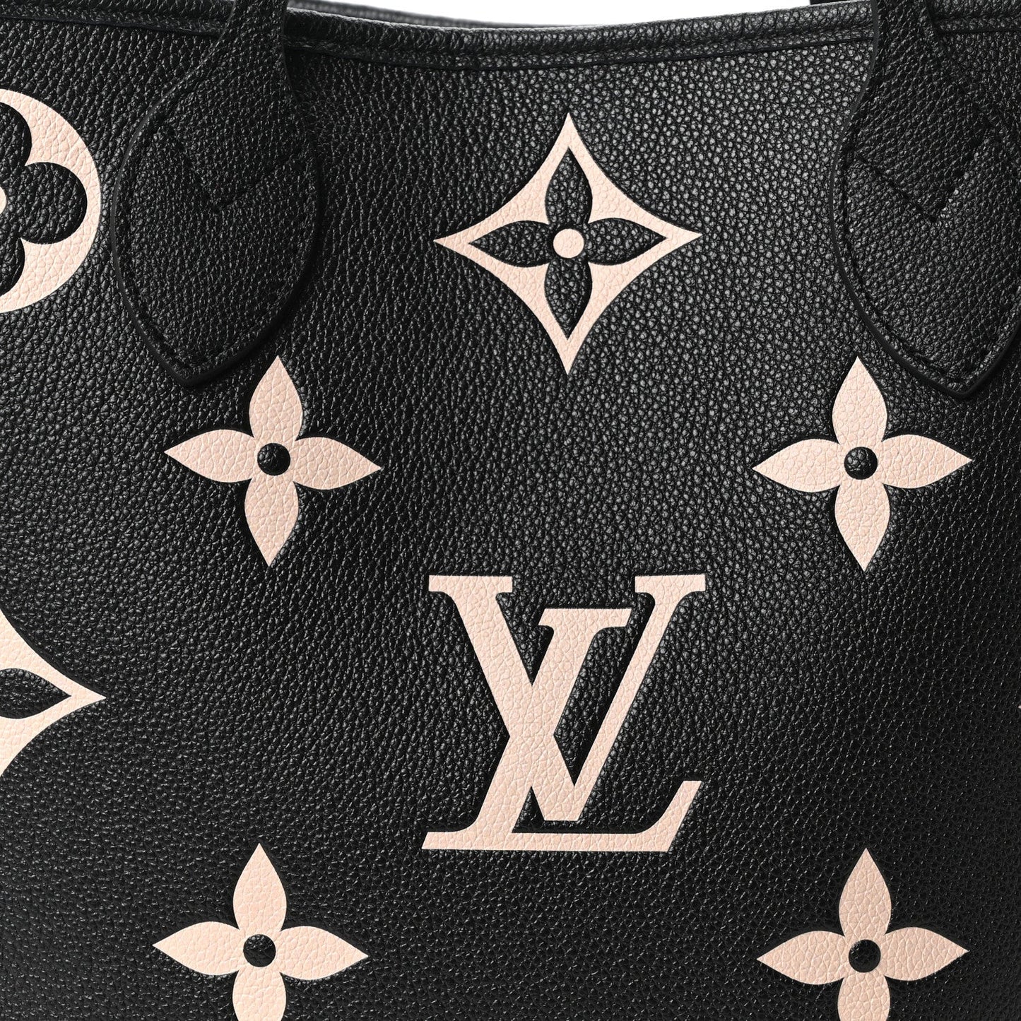 Empreinte Monogram Giant Neverfull MM Black Beige