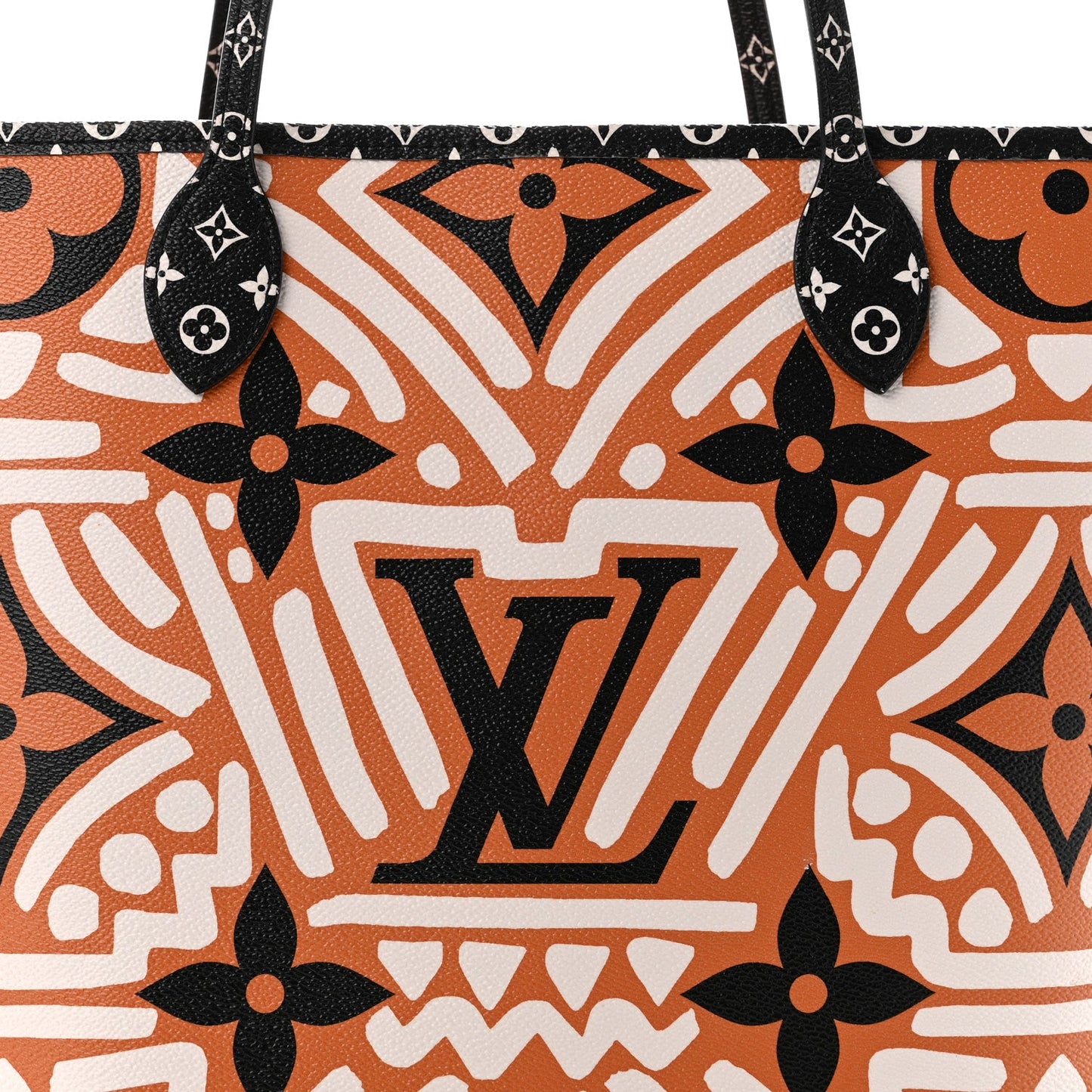 Monogram Giant Crafty Neverfull MM Creme Caramel