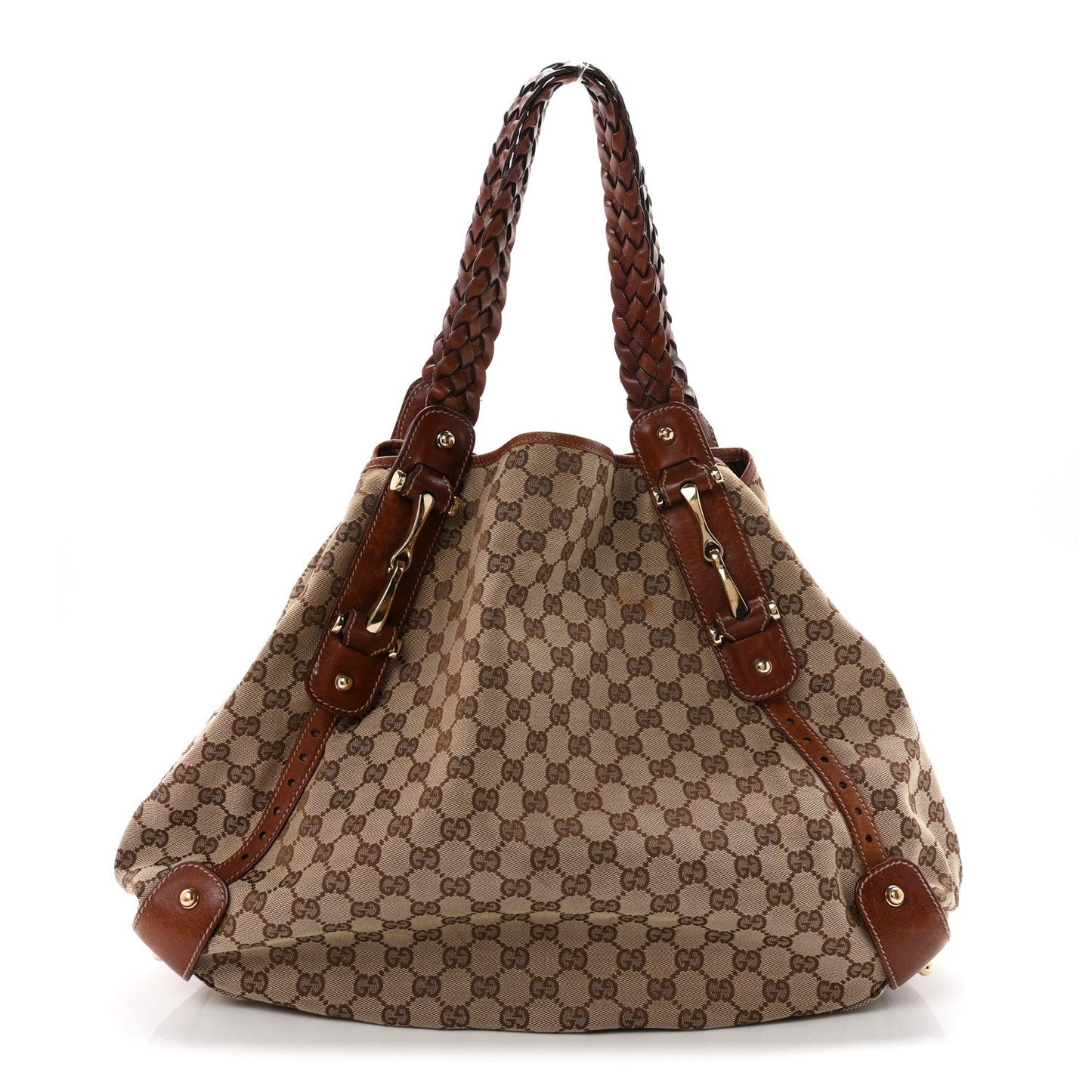 Monogram Medium Pelham Shoulder Bag Brown