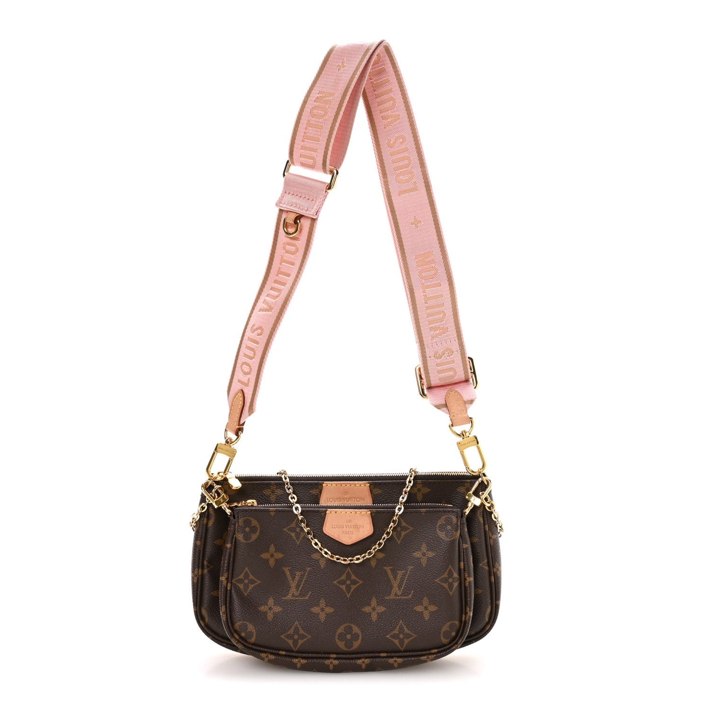 Monogram Multi Pochette Accessories Rose Clair