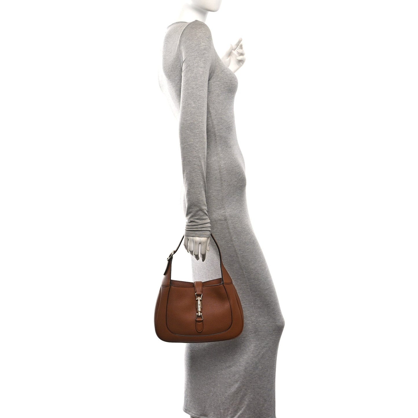 Grained Calfskin Web Medium Jackie 1961 Hobo Cuir