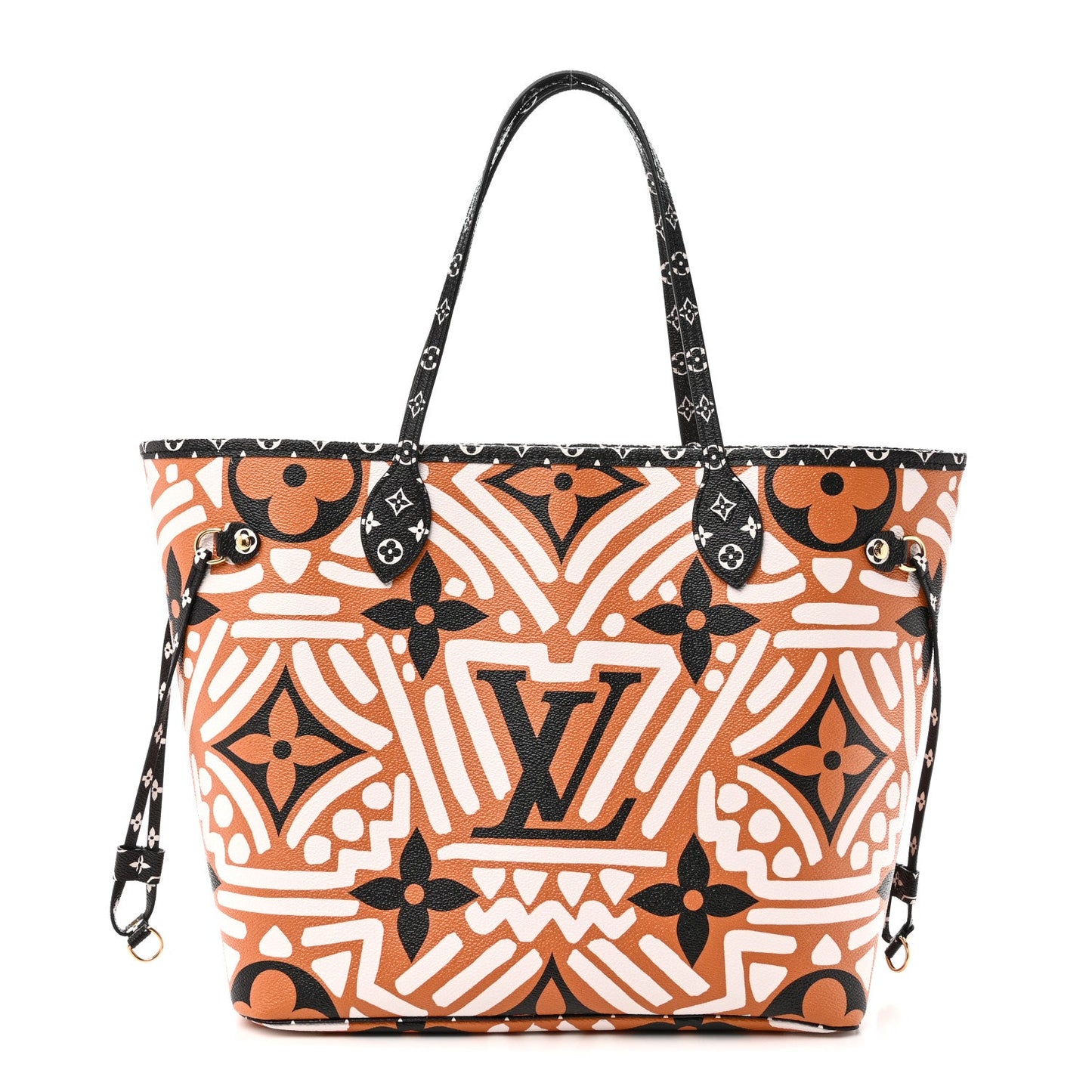 Monogram Giant Crafty Neverfull MM Creme Caramel