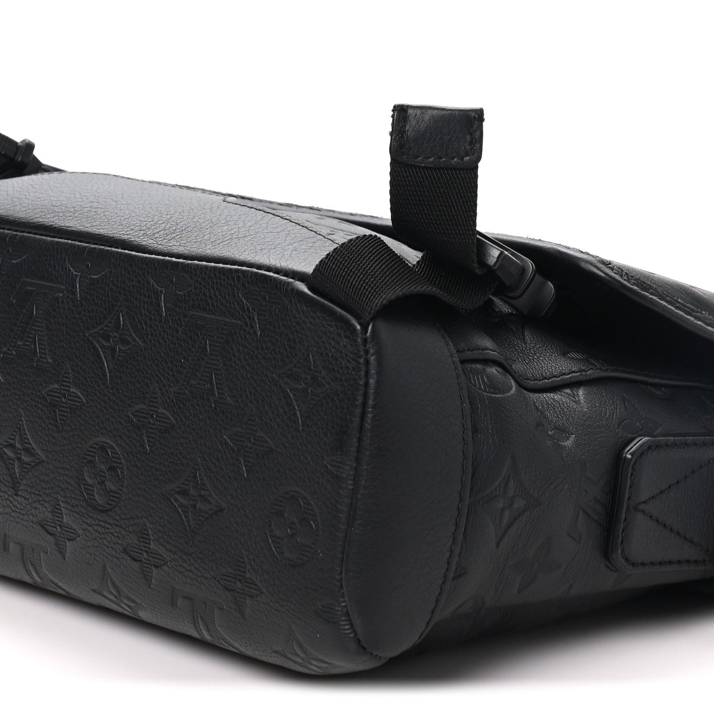 Calfskin Monogram Shadow Messenger Voyager PM  Black