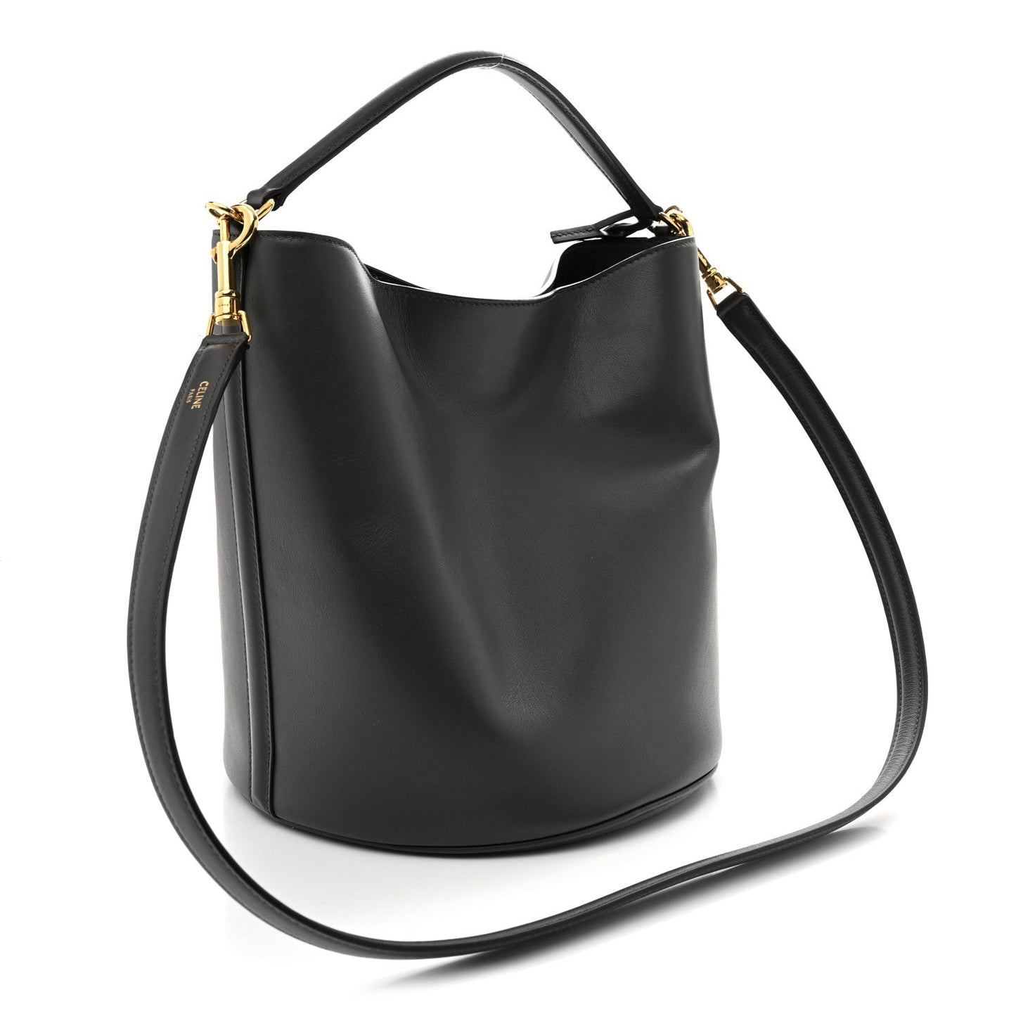 Smooth Calfskin Bucket 16 Bag Anthracite