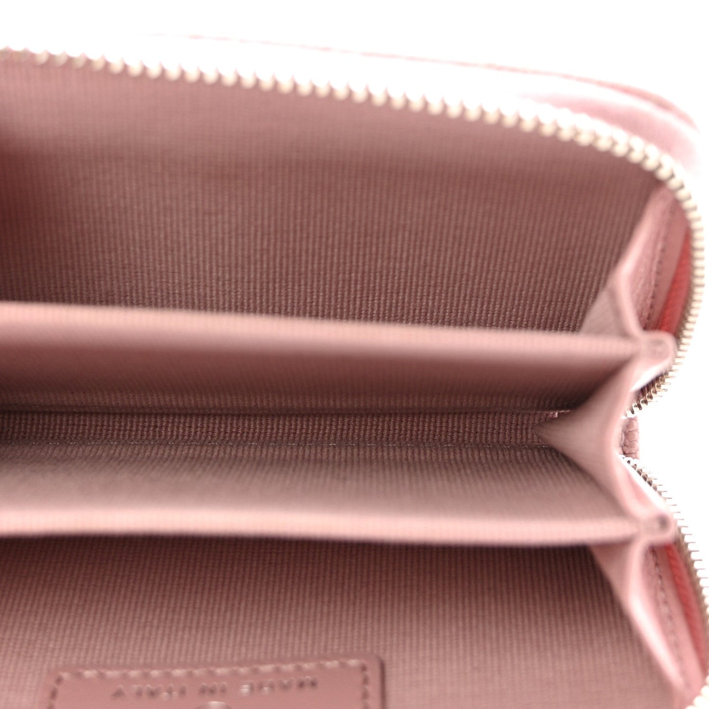 Caviar Quilted Zip Coin Purse Pink