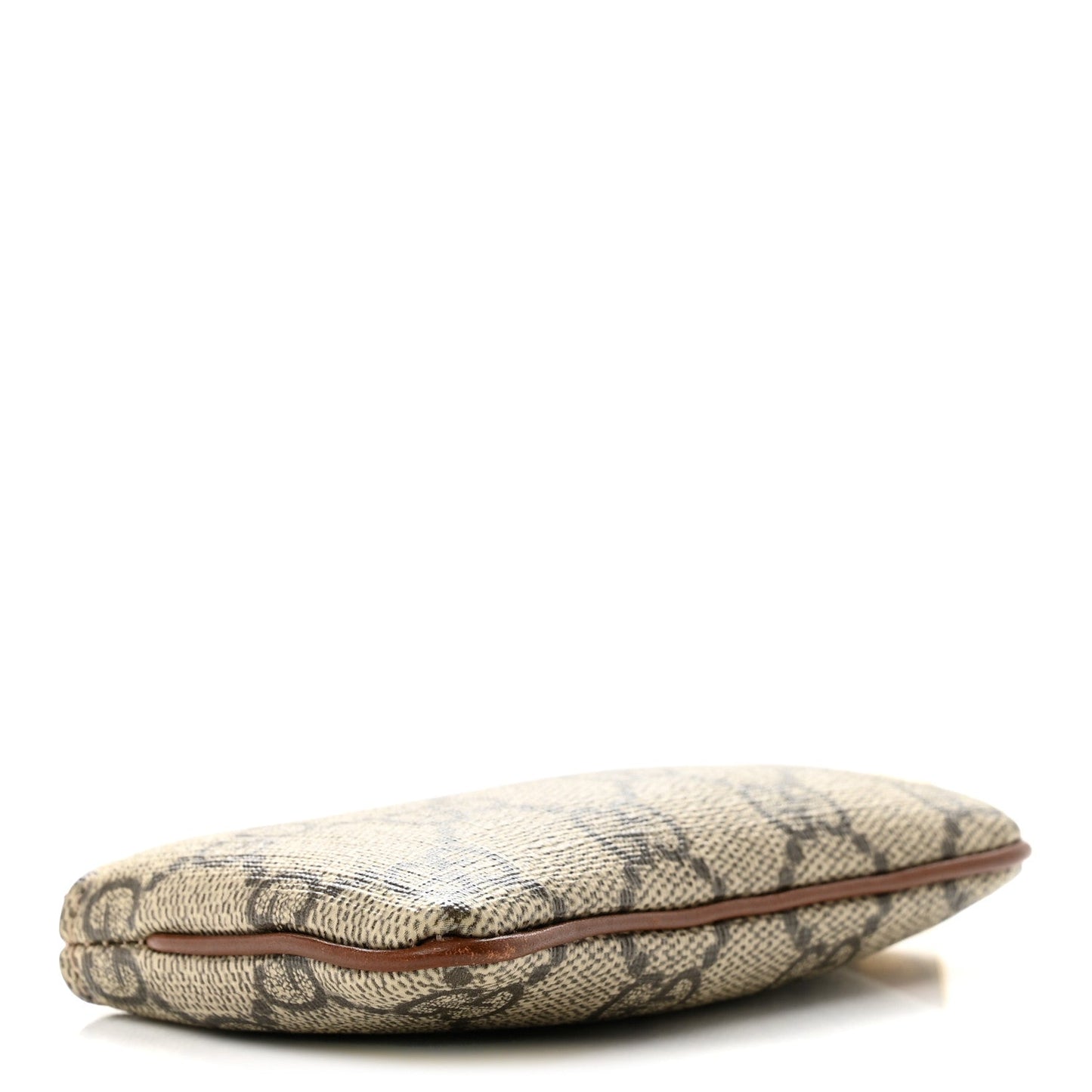GG Supreme Monogram Key Case Beige Ebony Cuir