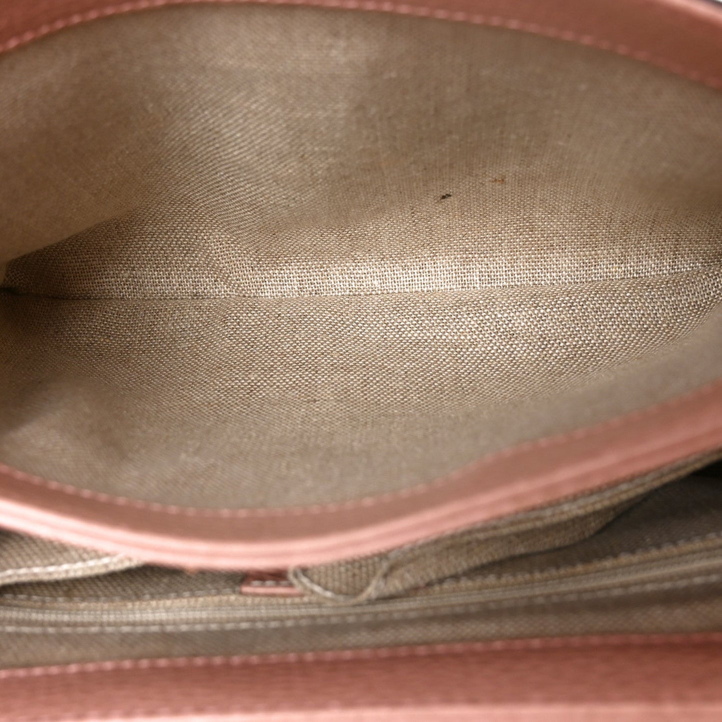 Dollar Calfskin Interlocking G Top Handle Shoulder Bag Soft Pink